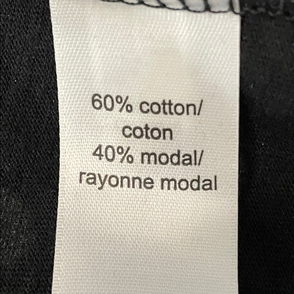 Maurices 24/7 Black Polka Dot Ruffle Sleeve Tee - Picture 5 of 5